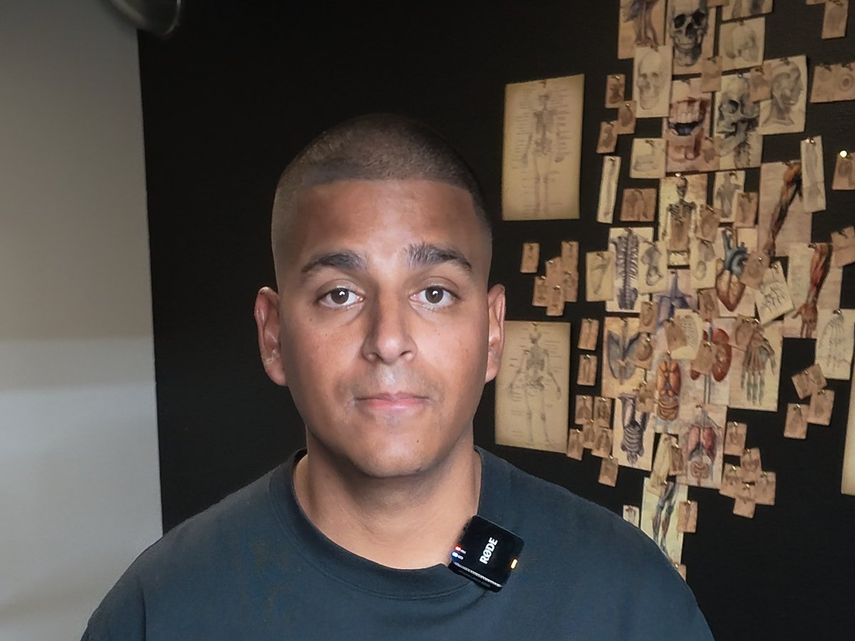 Luis Rojas på Anthropoid i Recovery Labs lokaler i Gamlestaden, Göteborg